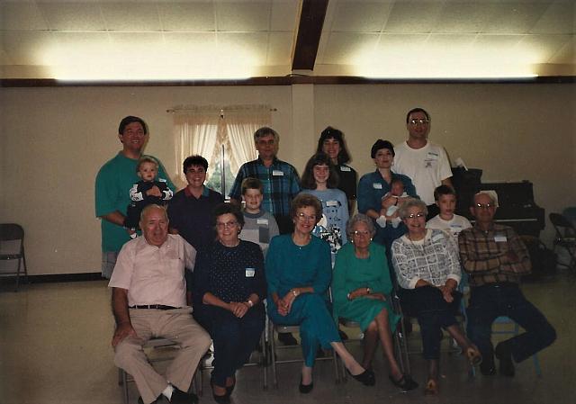Thelma Family Hall Reunion circa 1992