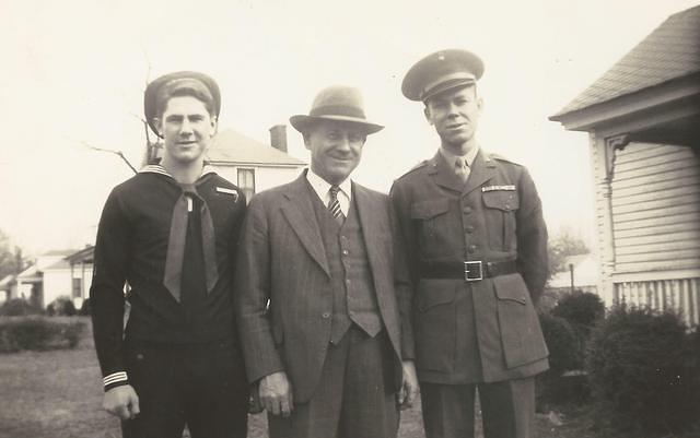 George Gillie - Navy henry Clay Gillie Claude Gillie - Marines 