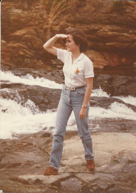 Rudine Whitten Sliding Rock 5 April 1981