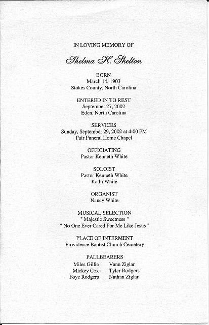 Thelm Shelton Funeral 9-27-2002 Page 3
