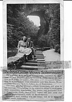 Claude Gillie Lois Shelton Wedding Announcement May 1953