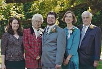 Lois with Rodgers Fam Tyler Wedding