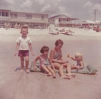 Miles Gillie Laura Gillie Genny Cox Pat Wyckoff Kids Beach