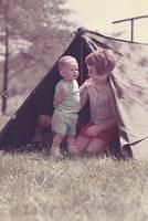 Miles Gillie Laura Gillie Kids Tent Backyard