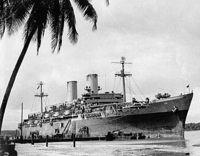 USS General William Mitchell Pavuvu Claude Embarked 3 Nov 1944 for San Diego